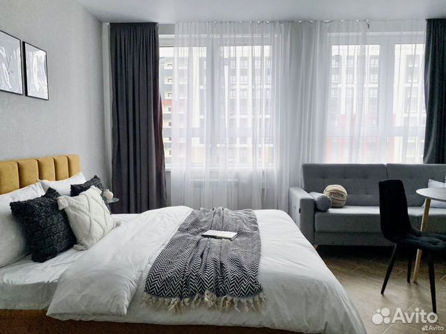 

Квартира-студия, 25 м², 2 кровати