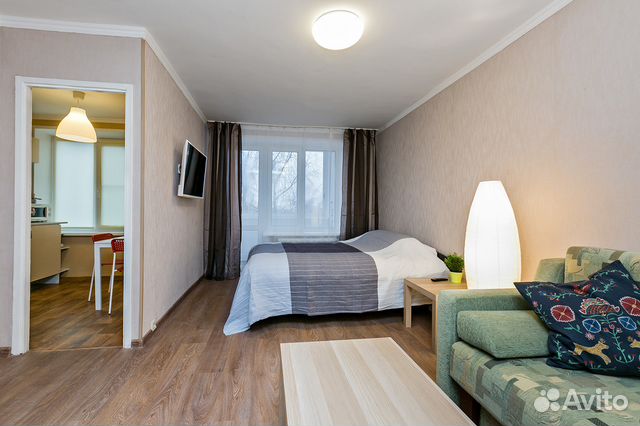 

1-к. квартира, 36 м², 2 кровати