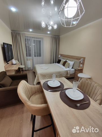 

Квартира-студия, 25 м², 2 кровати