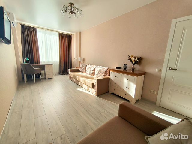 

1-к. квартира, 46 м², 2 кровати