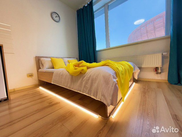 

Квартира-студия, 27 м², 2 кровати