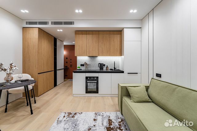

Квартира-студия, 30 м², 2 кровати