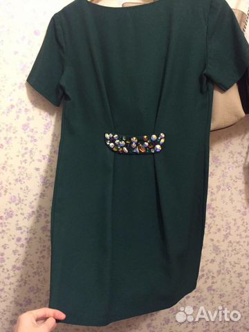 Платье с камнями Swarovski