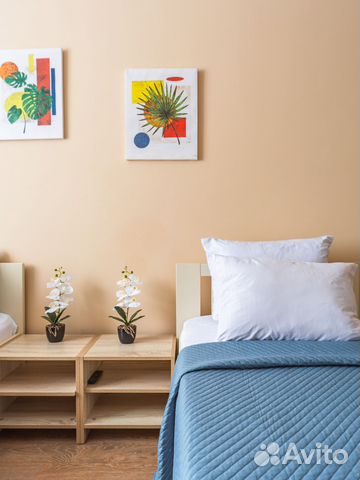 

1-к. квартира, 34 м², 3 кровати