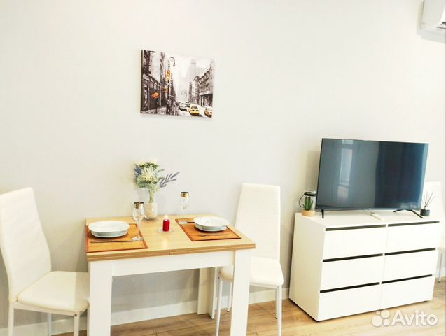 

Квартира-студия, 35 м², 1 кровать