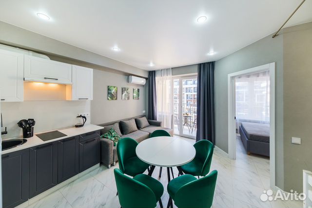 

1-к. квартира, 40 м², 3 кровати