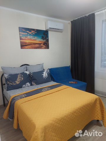 

Квартира-студия, 28 м², 2 кровати