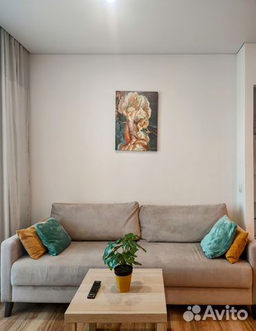 

1-к. квартира, 36 м², 2 кровати