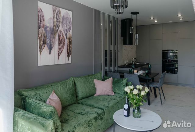 

1-к. квартира, 40 м², 2 кровати