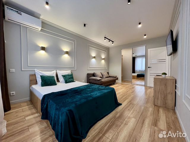 

1-к. квартира, 45 м², 2 кровати