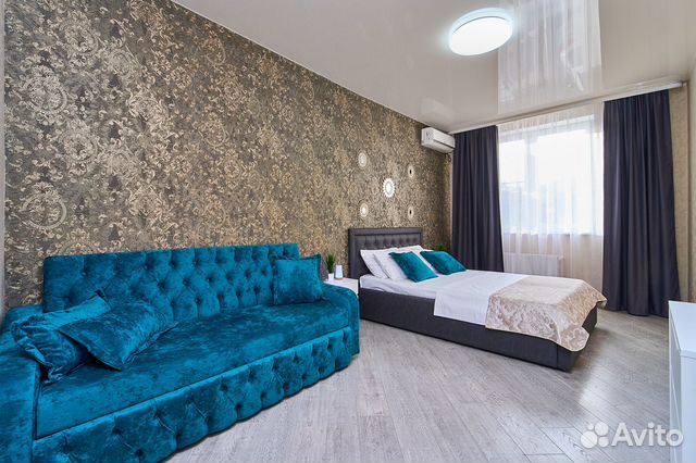 

1-к. квартира, 45 м², 2 кровати