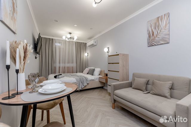 

Квартира-студия, 20 м², 2 кровати