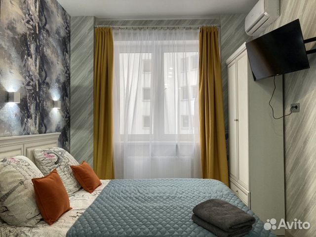 

Квартира-студия, 28 м², 2 кровати