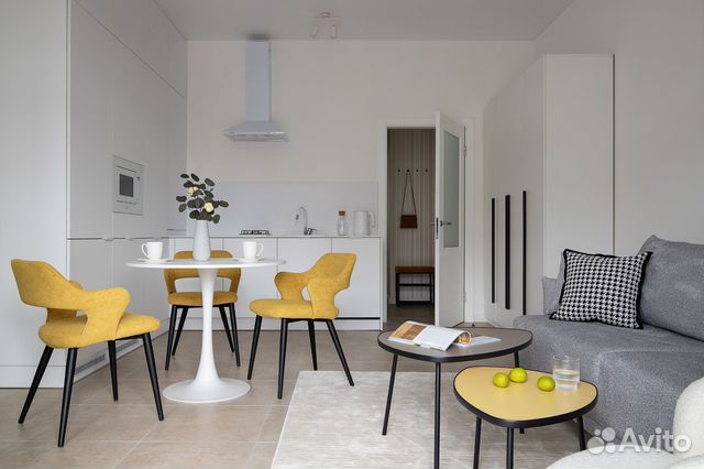 

1-к. квартира, 52 м², 2 кровати