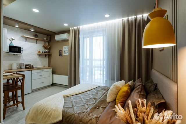 

Квартира-студия, 29 м², 1 кровать