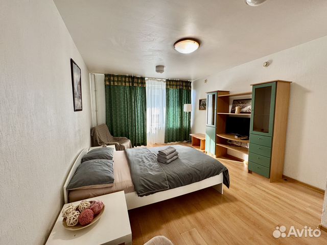 

1-к. квартира, 45 м², 2 кровати