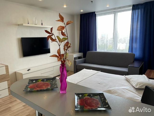 

Квартира-студия, 30 м², 2 кровати