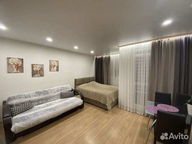 

Квартира-студия, 35 м², 2 кровати