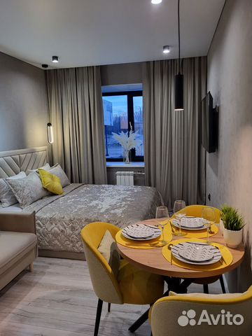 

Квартира-студия, 30 м², 2 кровати