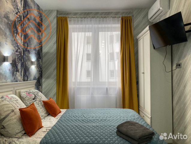 

Квартира-студия, 28 м², 2 кровати