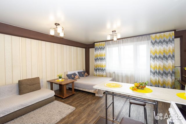 

1-к. квартира, 40 м², 2 кровати