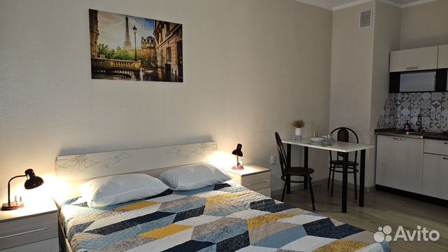 

Квартира-студия, 28,4 м², 2 кровати