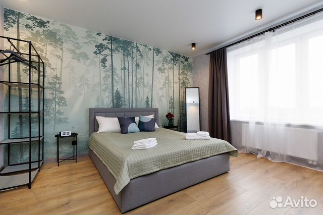 

1-к. квартира, 42 м², 2 кровати