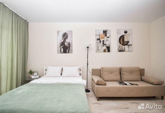 

Квартира-студия, 30 м², 2 кровати