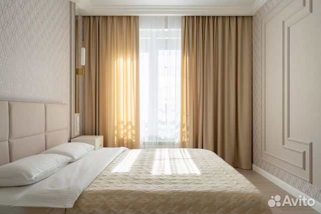 

1-к. квартира, 46 м², 2 кровати