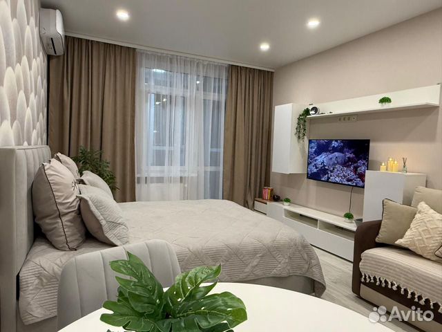 

Квартира-студия, 29 м², 2 кровати