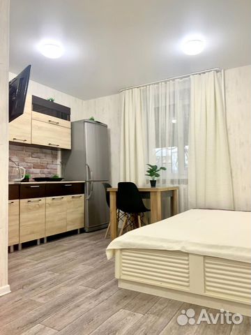 

Квартира-студия, 28 м², 2 кровати