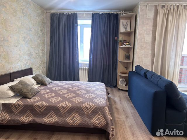 

Квартира-студия, 42 м², 2 кровати