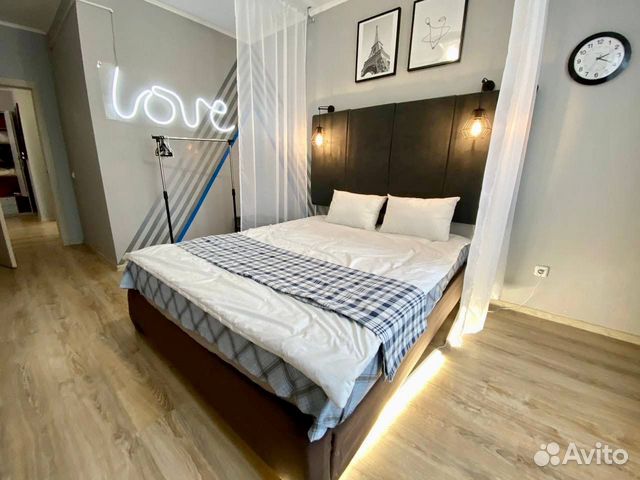 

1-к. квартира, 52 м², 2 кровати