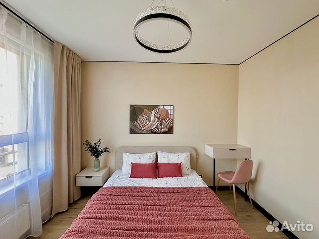 

1-к. квартира, 39 м², 2 кровати