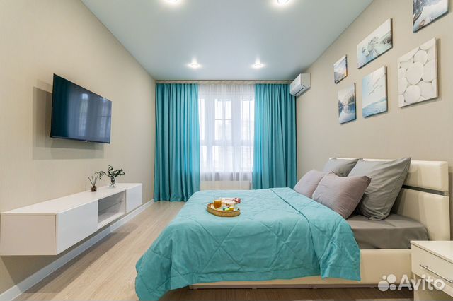 

1-к. квартира, 41,6 м², 2 кровати