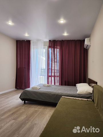 

Квартира-студия, 28 м², 2 кровати