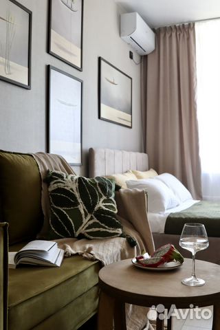 

Квартира-студия, 26,6 м², 2 кровати