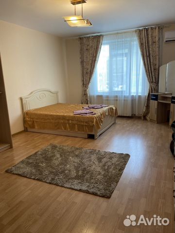 

1-к. квартира, 55 м², 2 кровати