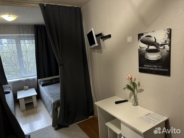 

Квартира-студия, 16 м², 2 кровати
