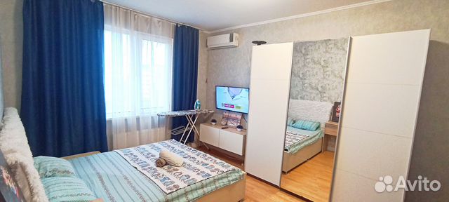 

1-к. квартира, 38 м², 3 кровати