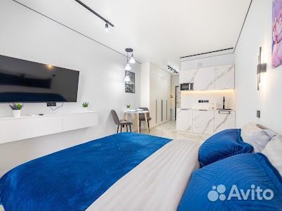 

Квартира-студия, 24 м², 2 кровати