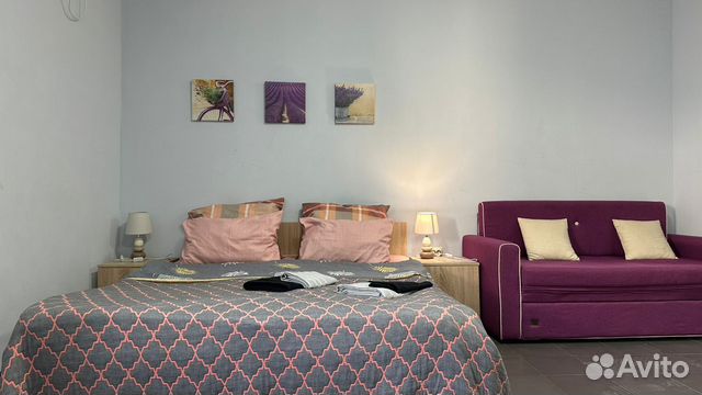 

Квартира-студия, 27 м², 3 кровати