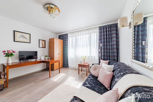 

1-к. квартира, 40 м², 2 кровати