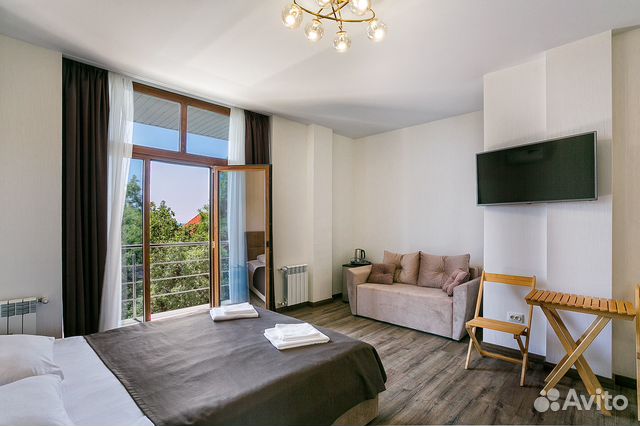 

Квартира-студия, 28 м², 2 кровати