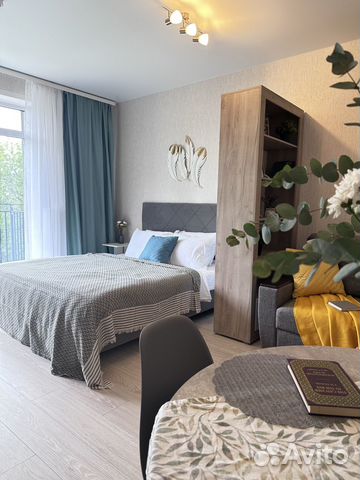 

Квартира-студия, 34 м², 2 кровати