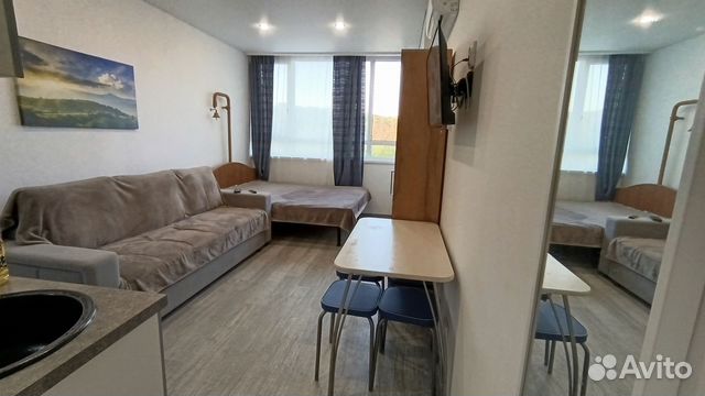 

1-к. квартира, 25 м², 2 кровати