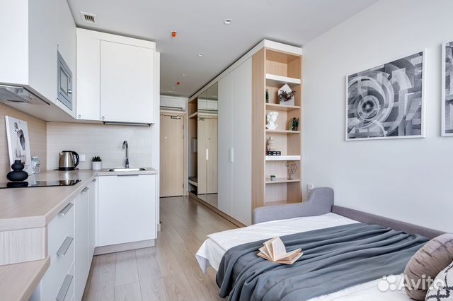

Квартира-студия, 20 м², 1 кровать