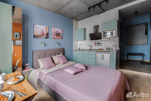 

Квартира-студия, 24 м², 1 кровать