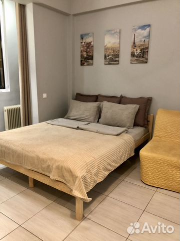 

Квартира-студия, 27 м², 2 кровати