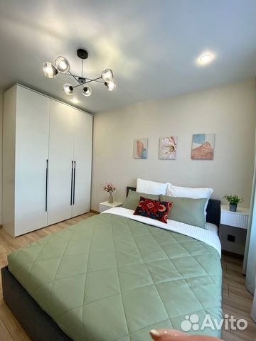 

1-к. квартира, 34,5 м², 2 кровати